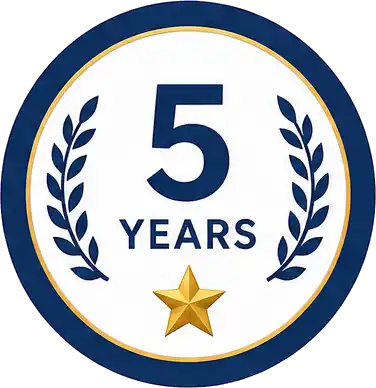 5 years on Towing.com badge
